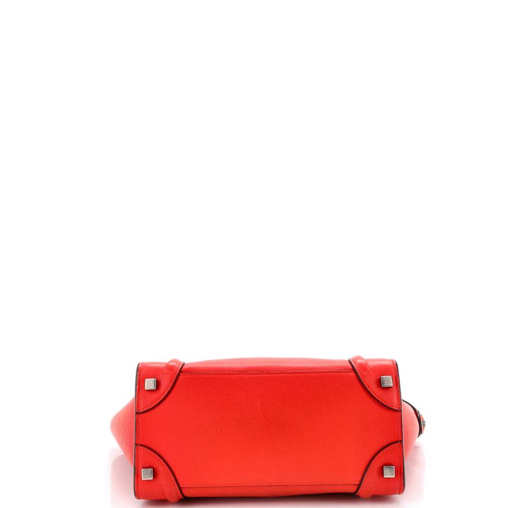 Celine Luggage Bag Grainy Leather Micro #234775C14B - Picture 4 of 7